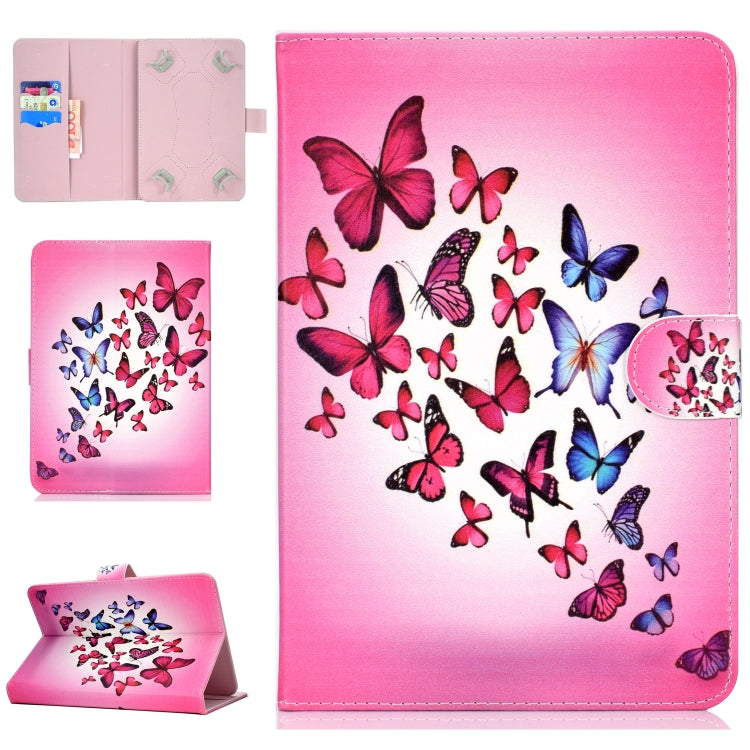 Colored Pattern Drawing Horizontal Flip PU Leather Case with Three-folding Holder & Sleep / Wake-up Function — view 20