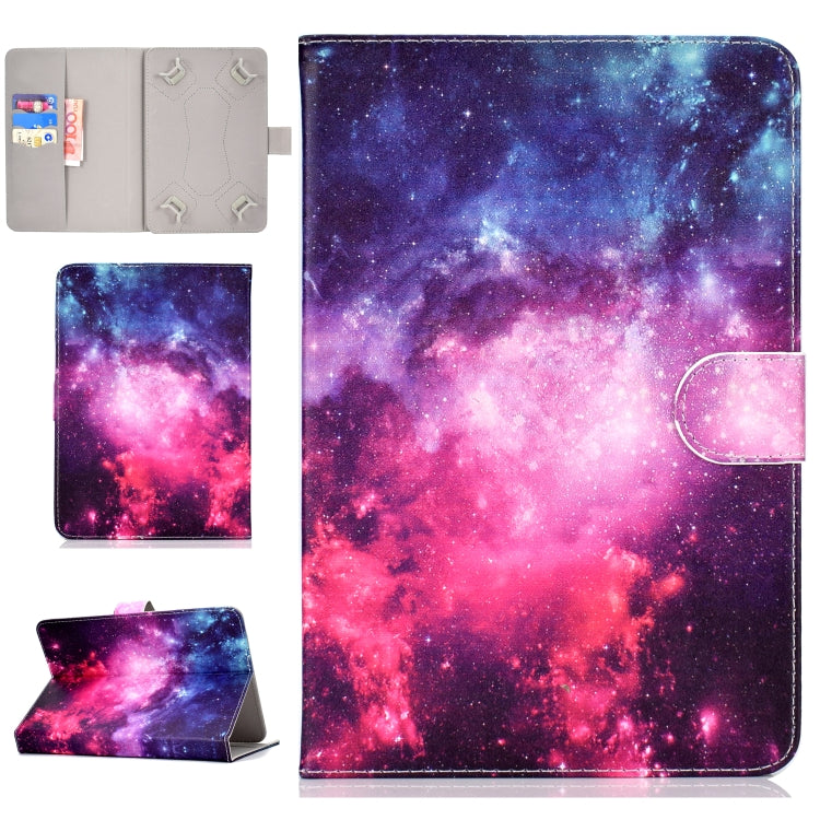 Colored Pattern Drawing Horizontal Flip PU Leather Case with Three-folding Holder & Sleep / Wake-up Function — view 33