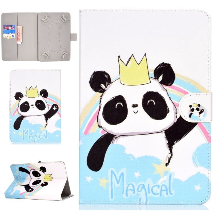 Colored Pattern Drawing Horizontal Flip PU Leather Case with Three-folding Holder & Sleep / Wake-up Function — view 35