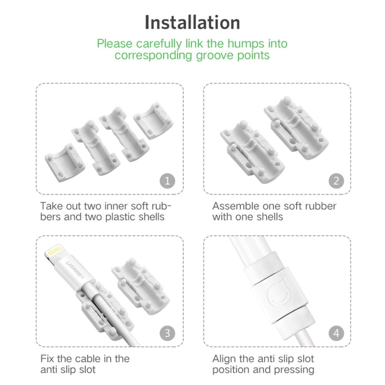 UGREEN LP127 6 PCS Anti-break Data Cable Protector for All Apple Original Data Cable — view 12