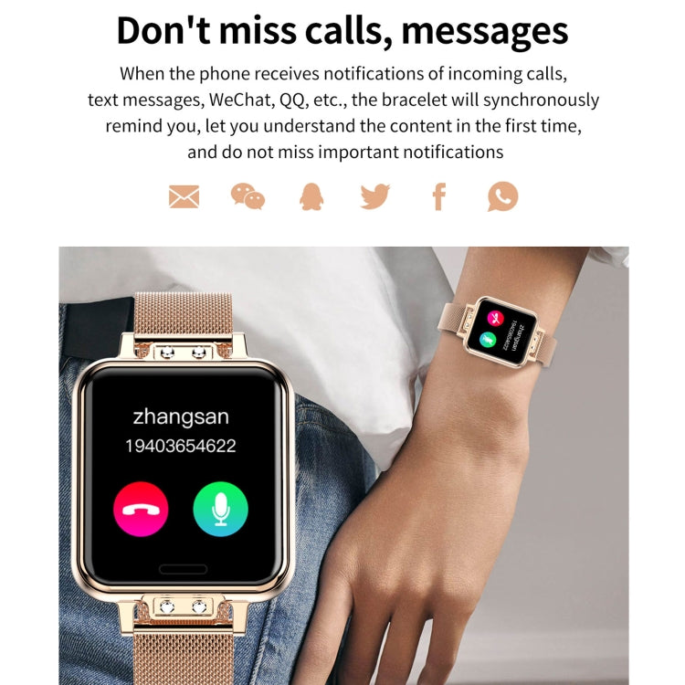 ZL13 1.22 inch Color Screen IP67 Waterproof Smart Watch, Support Sleep Monitor / Heart Rate Monitor / Menstrual Cycle Reminder, Style: Red Leather Strap