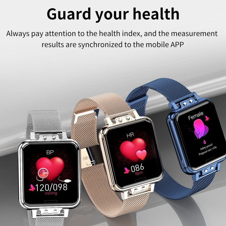 ZL13 1.22 inch Color Screen IP67 Waterproof Smart Watch, Support Sleep Monitor / Heart Rate Monitor / Menstrual Cycle Reminder, Style: Red Leather Strap