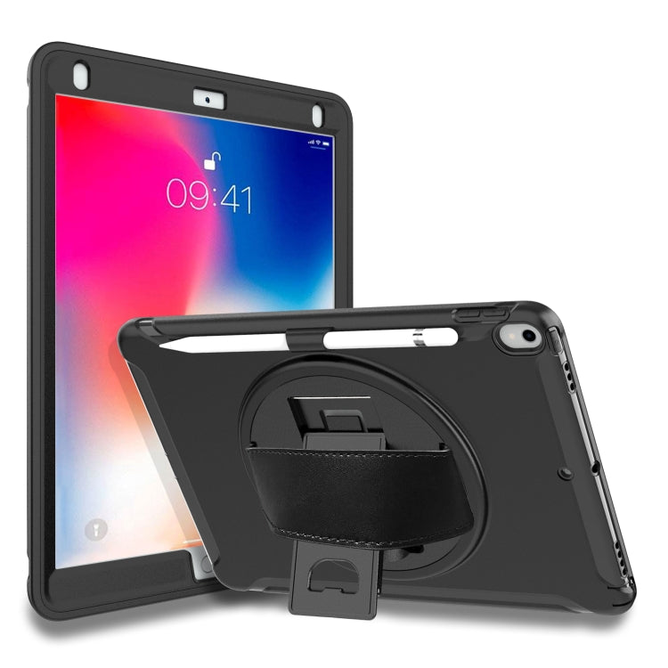 360 Degree Rotation PC+TPU Protective Cover with Holder & Hand Strap
