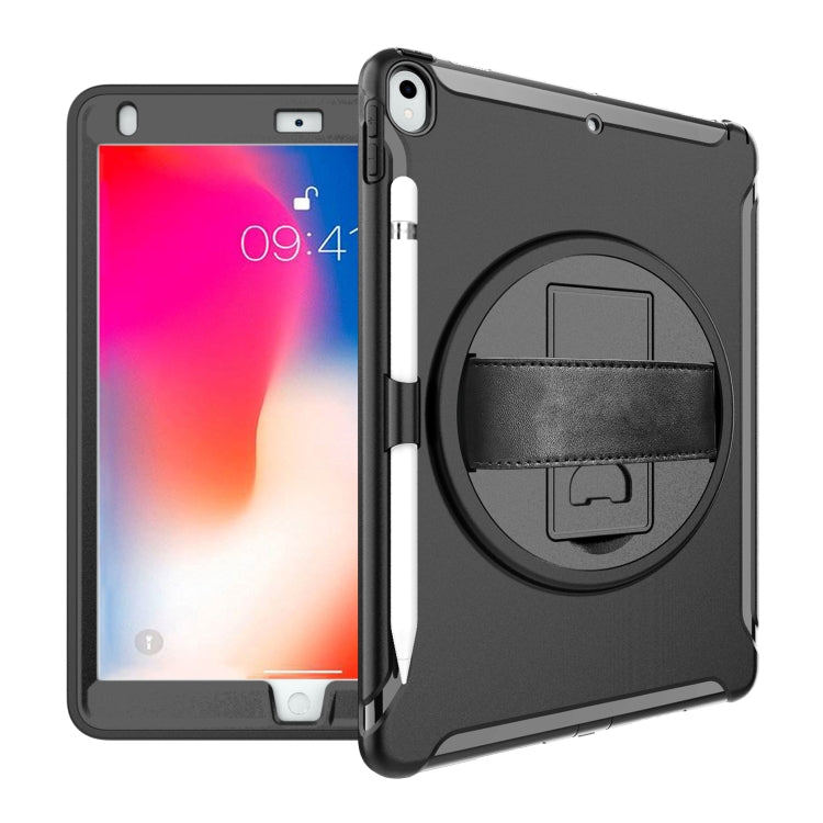 360 Degree Rotation PC+TPU Protective Cover with Holder & Hand Strap