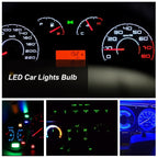 70 PCS T5 / T10 Car Modification LED Indicator Light with T5 / T10 Lamp Holder(Yellow Light）