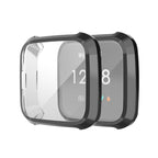 For Fitbit Versa Lite Smart Watch Full Coverage Plating TPU Protective Case