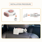 Portable Car Dashboard + Seat Hanging Electric Heater Winter Defroster