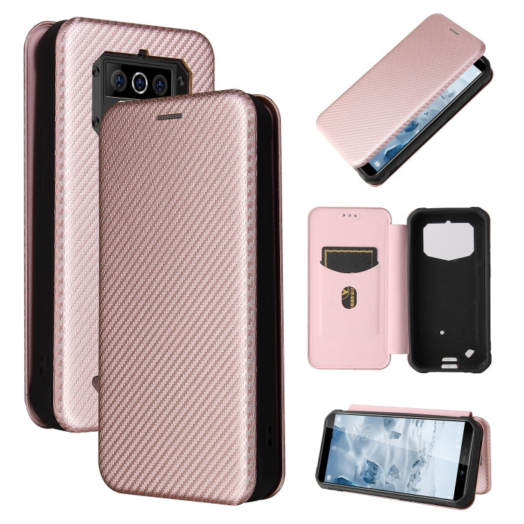 Carbon Fiber Texture Magnetic Horizontal Flip TPU + PC + PU Leather Case with Card Slot, For HTC Desire 20 Plus — For OPPO A15