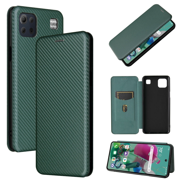 Carbon Fiber Texture Magnetic Horizontal Flip TPU + PC + PU Leather Case with Card Slot, For HTC Desire 20 Plus — view 35