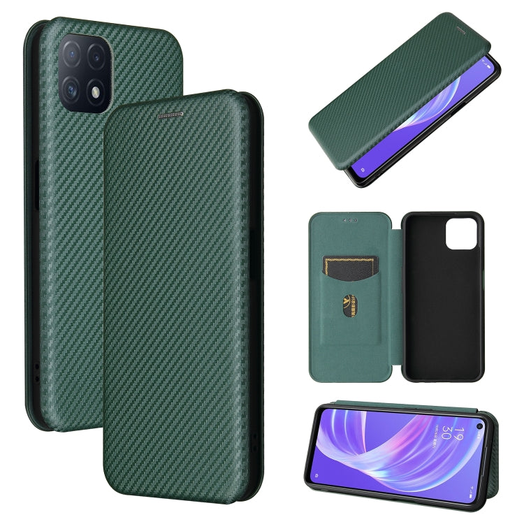Carbon Fiber Texture Magnetic Horizontal Flip TPU + PC + PU Leather Case with Card Slot, For HTC Desire 20 Plus — view 38