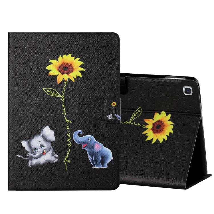 Colored Drawing Horizontal Flip Leather Case with Holder & Card Slots — view 26