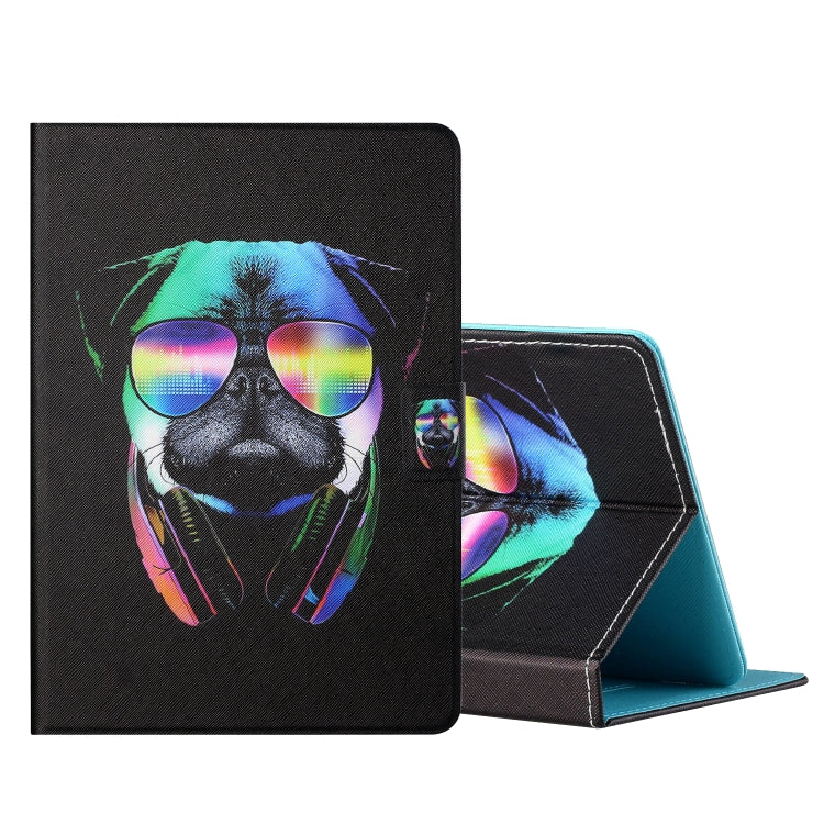 Colored Drawing Horizontal Flip Leather Case with Holder & Card Slots — view 40
