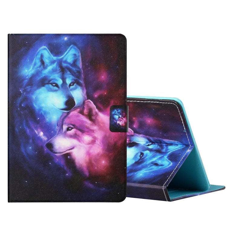 Colored Drawing Horizontal Flip Leather Case with Holder & Card Slots — view 41