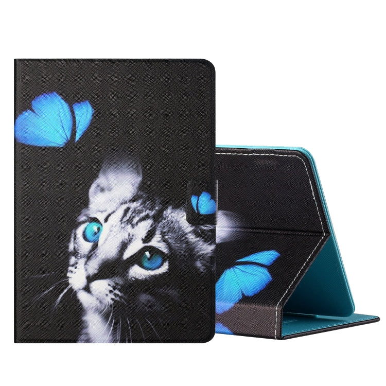Colored Drawing Horizontal Flip Leather Case with Holder & Card Slots — view 51