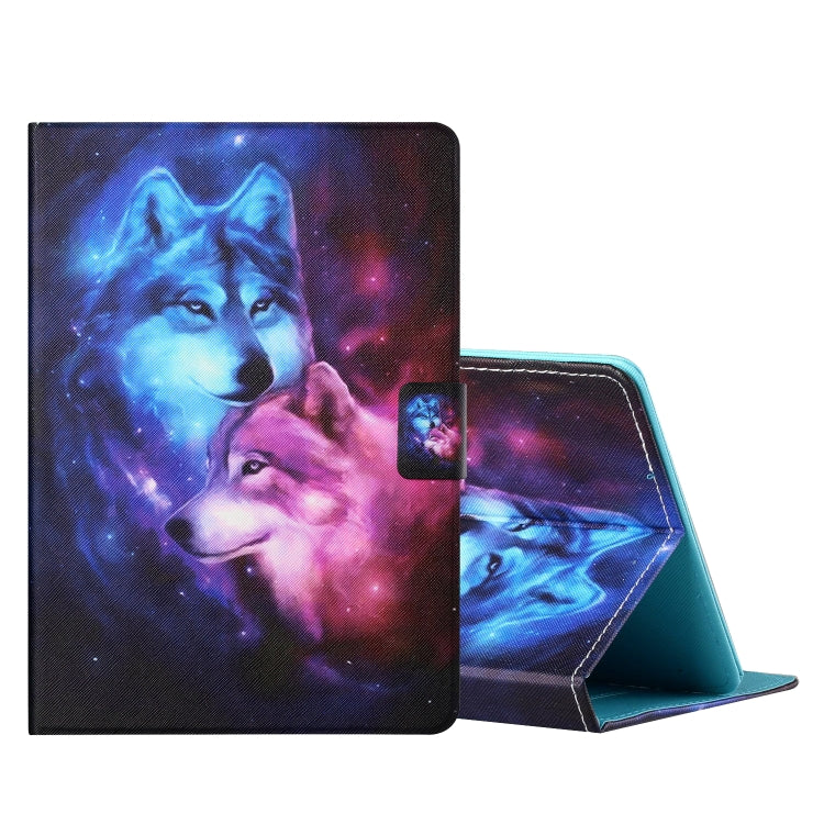 Colored Drawing Horizontal Flip Leather Case with Holder & Card Slots — view 53