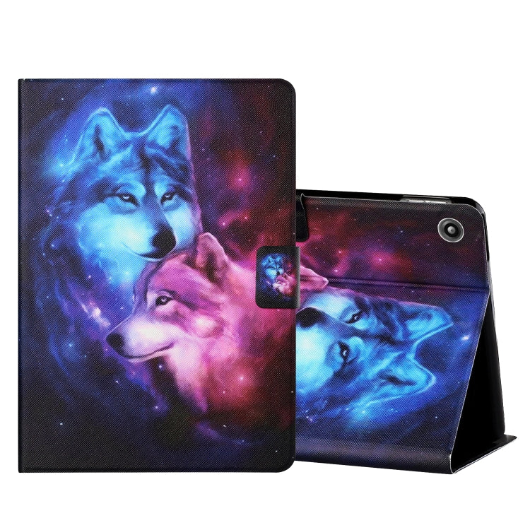 Colored Drawing Horizontal Flip Leather Case with Holder & Card Slots — view 59