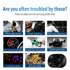 P20 OBD2 + GPS Mode Car Head-up Display HUD Overspeed / Speed / Water Temperature Alarm