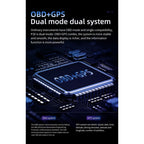 P20 OBD2 + GPS Mode Car Head-up Display HUD Overspeed / Speed / Water Temperature Alarm