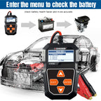 KONNWEI KW208 Car TFT Color Screen Battery Tester Support 8 Languages
