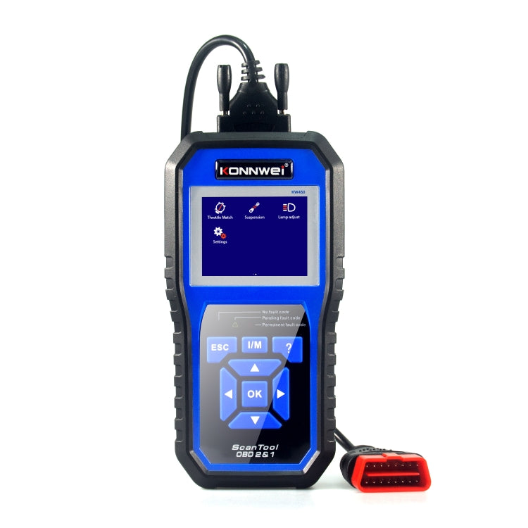 KONNWEI KW450 Car 2.8 inch TFT Color Screen Battery Tester Support 2 Languages / System XP WIN7 WIN8 WIN10