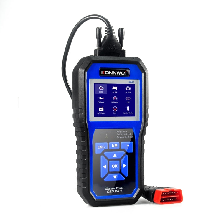 KONNWEI KW450 Car 2.8 inch TFT Color Screen Battery Tester Support 2 Languages / System XP WIN7 WIN8 WIN10