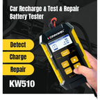 KONNWEI KW510 3 in 1 Car Battery Tester / Charger / Repairer, Support 8 Languages — view 5