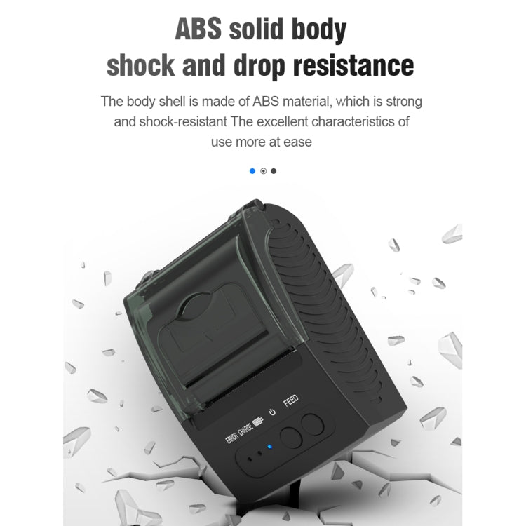 5811DD 58mm Bluetooth 4.0 Portable Thermal Bluetooth Receipt Printer