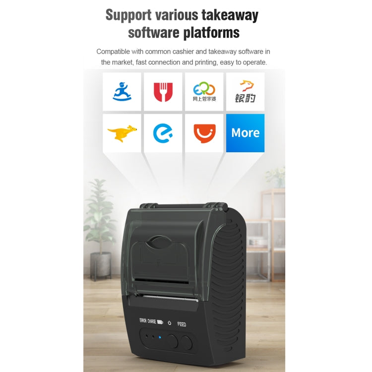 5811DD 58mm Bluetooth 4.0 Portable Thermal Bluetooth Receipt Printer