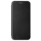 Carbon Fiber Texture Magnetic Horizontal Flip TPU + PC + PU Leather Case with Card Slot