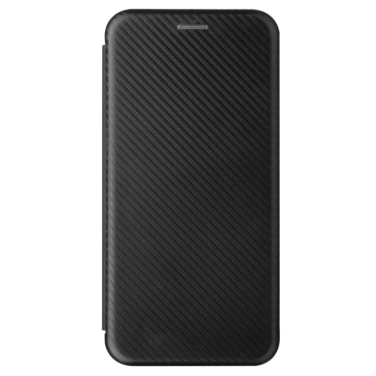 Carbon Fiber Texture Magnetic Horizontal Flip TPU + PC + PU Leather Case with Card Slot