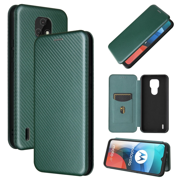 Carbon Fiber Texture Magnetic Horizontal Flip TPU + PC + PU Leather Case with Card Slot