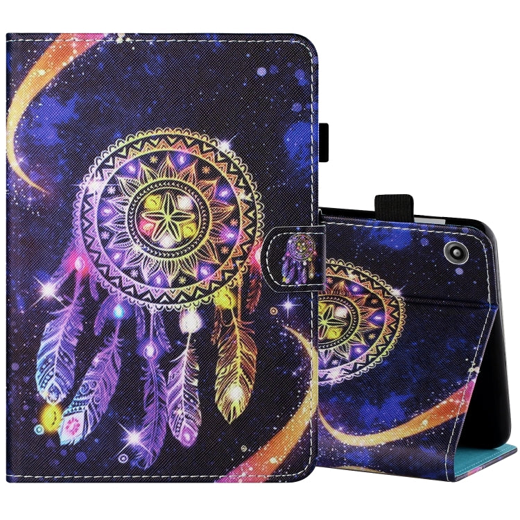 Sewing Thread Horizontal Painted Flat Leather Case with Pen Cover & Anti Skid Strip & Card Slot & Holder — view 67