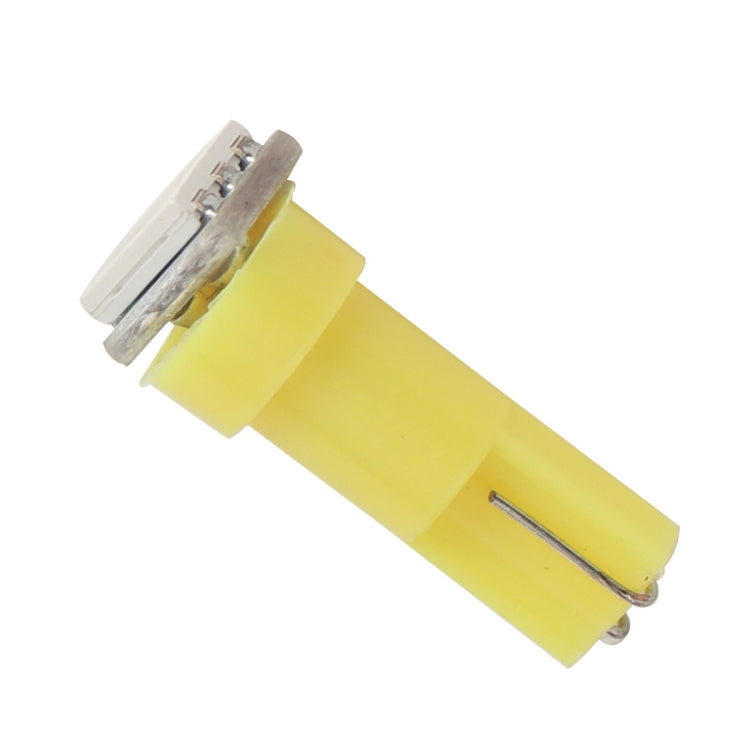 30 PCS T5 1LED SMD-5050 Car Modification LED Indicator Light Yellow Light