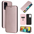 Carbon Fiber Texture Magnetic Horizontal Flip TPU + PC + PU Leather Case with Card Slot