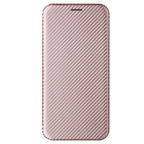 Carbon Fiber Texture Magnetic Horizontal Flip TPU + PC + PU Leather Case with Card Slot