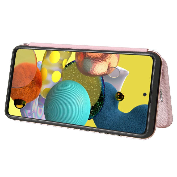 Carbon Fiber Texture Magnetic Horizontal Flip TPU + PC + PU Leather Case with Card Slot