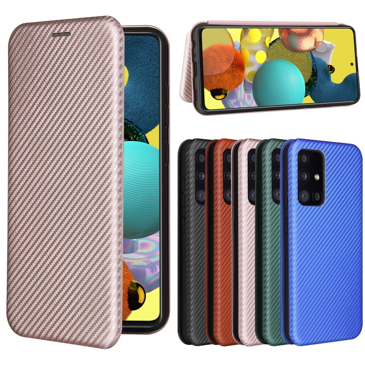 Carbon Fiber Texture Magnetic Horizontal Flip TPU + PC + PU Leather Case with Card Slot