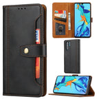 Calf Texture Double Fold Clasp Horizontal Flip Leather Case with Photo Frame & Holder & Card Slots & Wallet