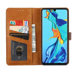 Calf Texture Double Fold Clasp Horizontal Flip Leather Case with Photo Frame & Holder & Card Slots & Wallet