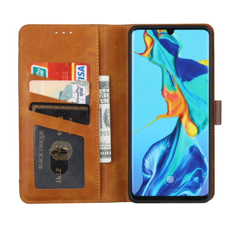 Calf Texture Double Fold Clasp Horizontal Flip Leather Case with Photo Frame & Holder & Card Slots & Wallet
