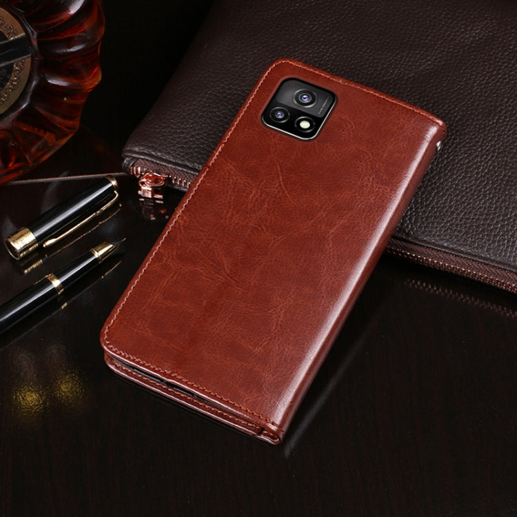 idewei Crazy Horse Texture Horizontal Flip Leather Case with Holder & Card Slots & Wallet