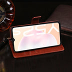 idewei Crazy Horse Texture Horizontal Flip Leather Case with Holder & Card Slots & Wallet