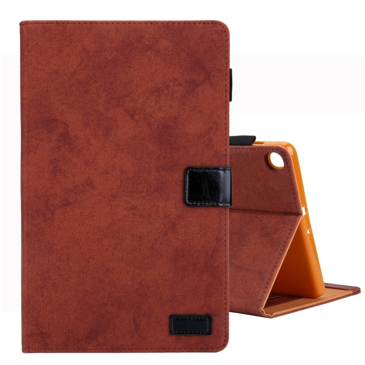 Business Style Horizontal Flip Leather Case, with Holder & Card Slot & Photo Frame & Sleep / Wake-up Function — Yellow