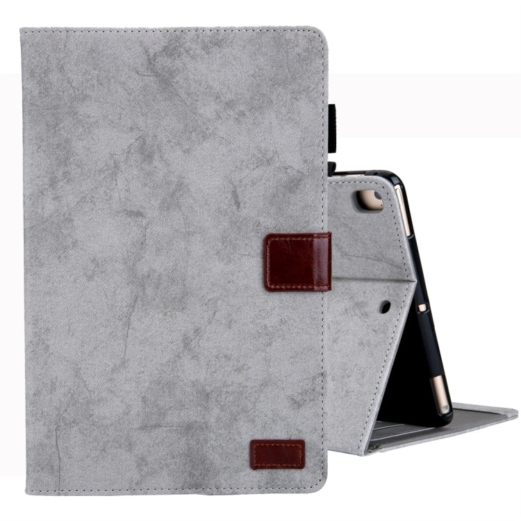 Business Style Horizontal Flip Leather Case, with Holder & Card Slot & Photo Frame & Sleep / Wake-up Function — Black