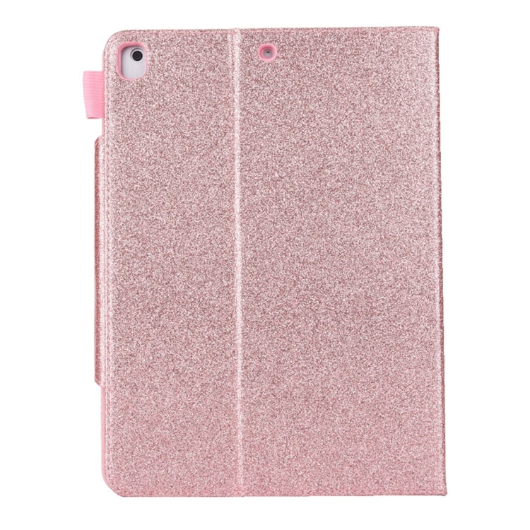 For iPad 10.2 inch Glitter Powder Horizontal Flip Leather Case with Holder & Card Slot & Photo Frame & Wallet