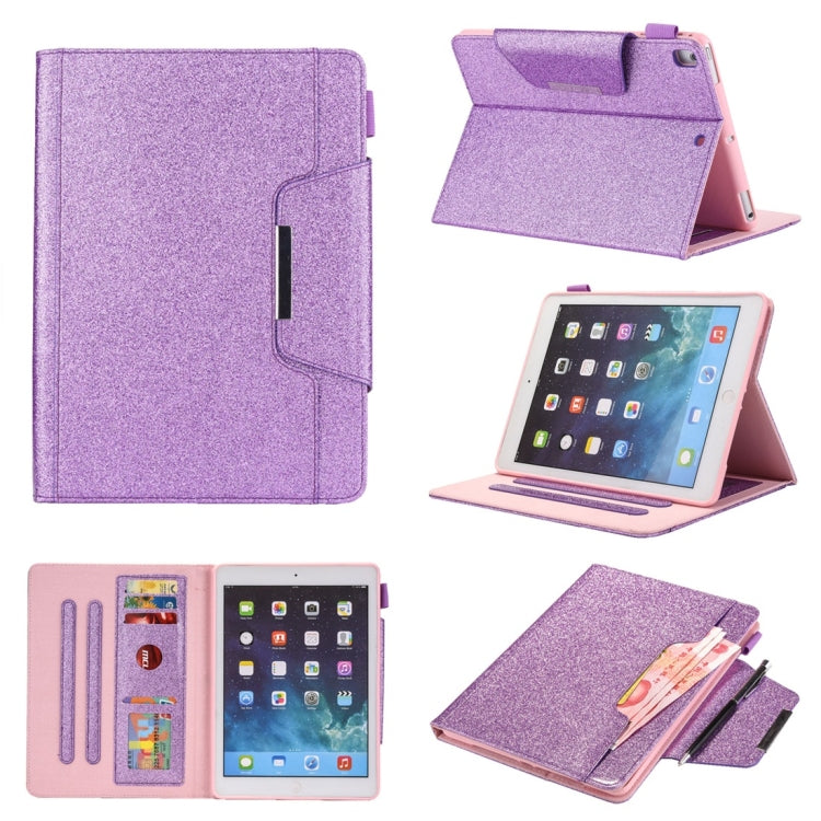 For iPad 10.2 inch Glitter Powder Horizontal Flip Leather Case with Holder & Card Slot & Photo Frame & Wallet — view 8