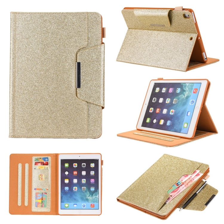 For iPad 10.2 inch Glitter Powder Horizontal Flip Leather Case with Holder & Card Slot & Photo Frame & Wallet — view 9