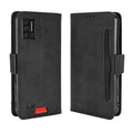 Wallet Style Skin Feel Calf Pattern Leather Case with Separate Card Slot