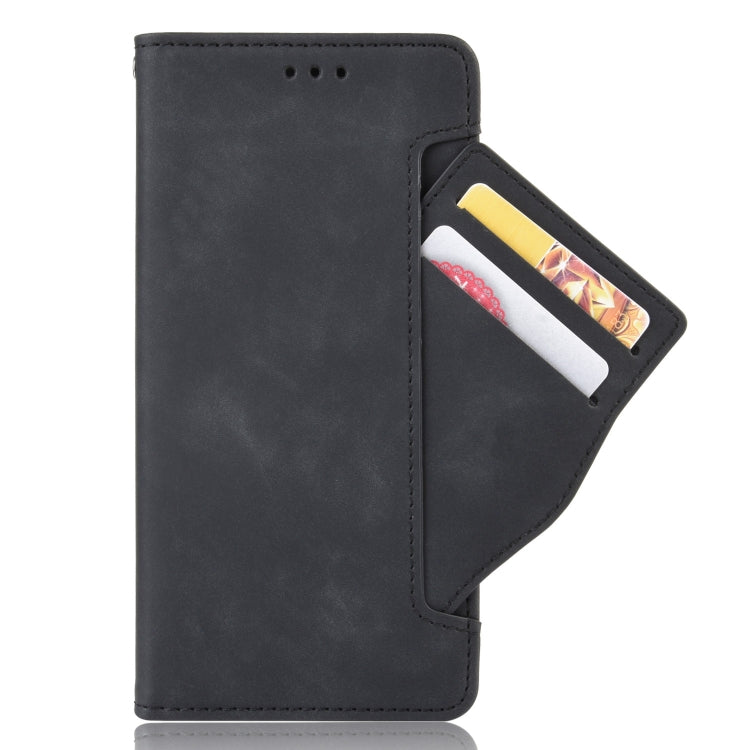 Wallet Style Skin Feel Calf Pattern Leather Case with Separate Card Slot