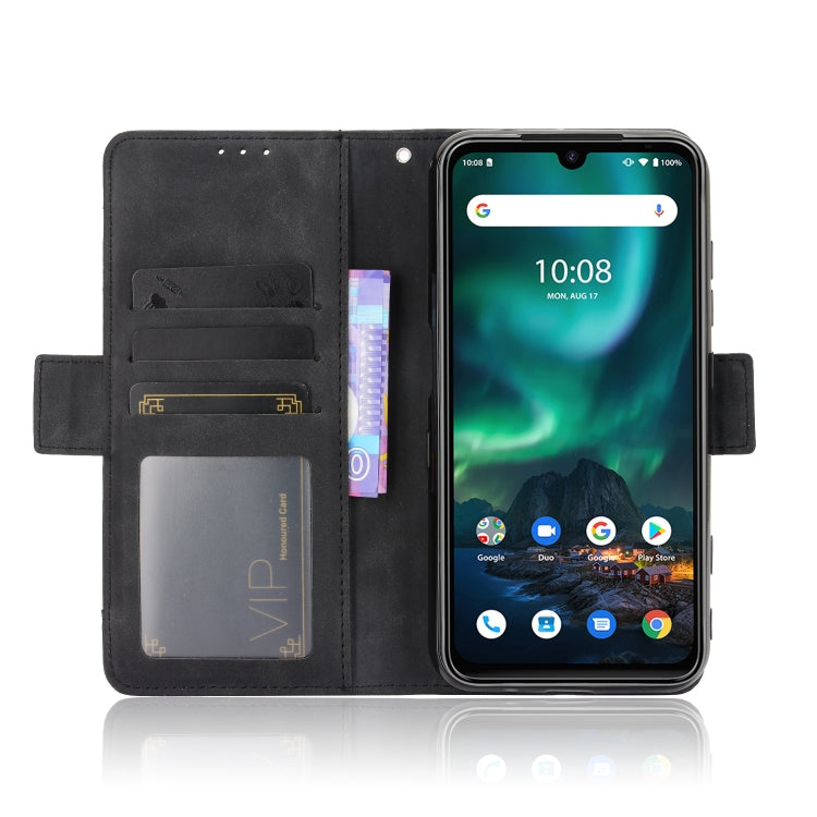 Wallet Style Skin Feel Calf Pattern Leather Case with Separate Card Slot